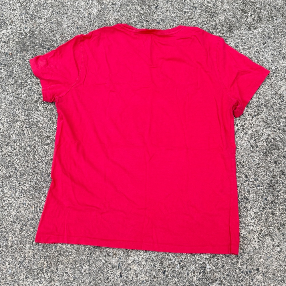 Polo by Ralph Lauren Vivid Red Tee size M - Picture 4 of 7